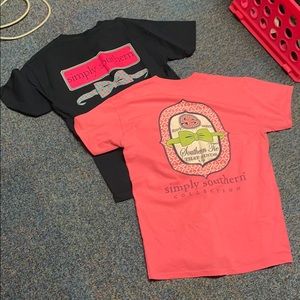 Bundle of two medium size T-shirts (: